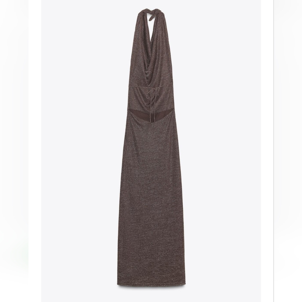 Zara Open Back Metalic Thread Dress - Picture 11 of 12